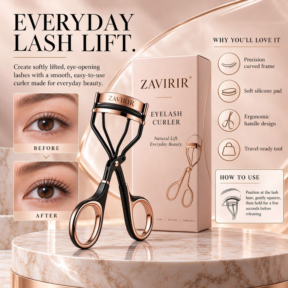 ZAVIRAR Eyelash Curler