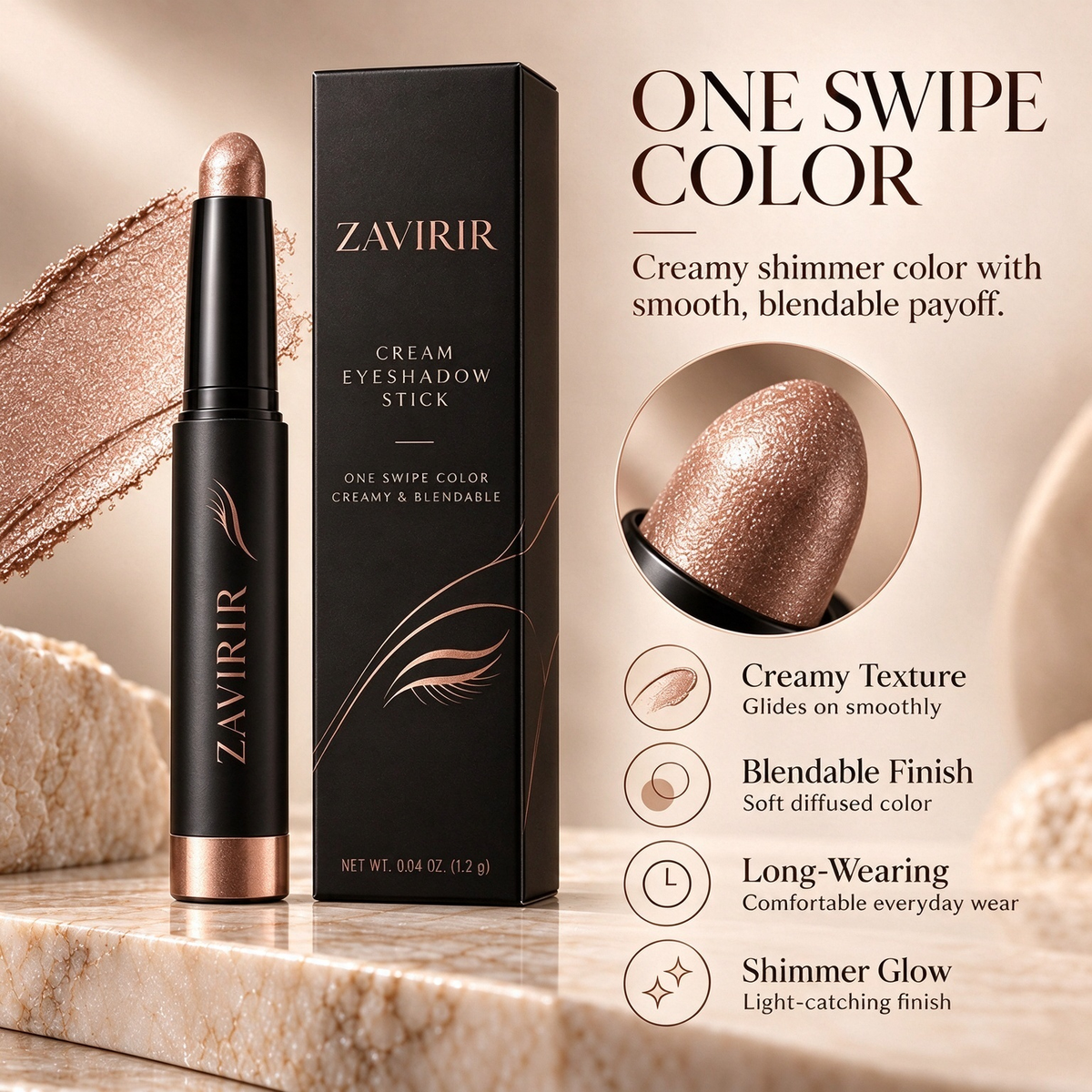 ZAVIRAR Cream Eyeshadow Stick