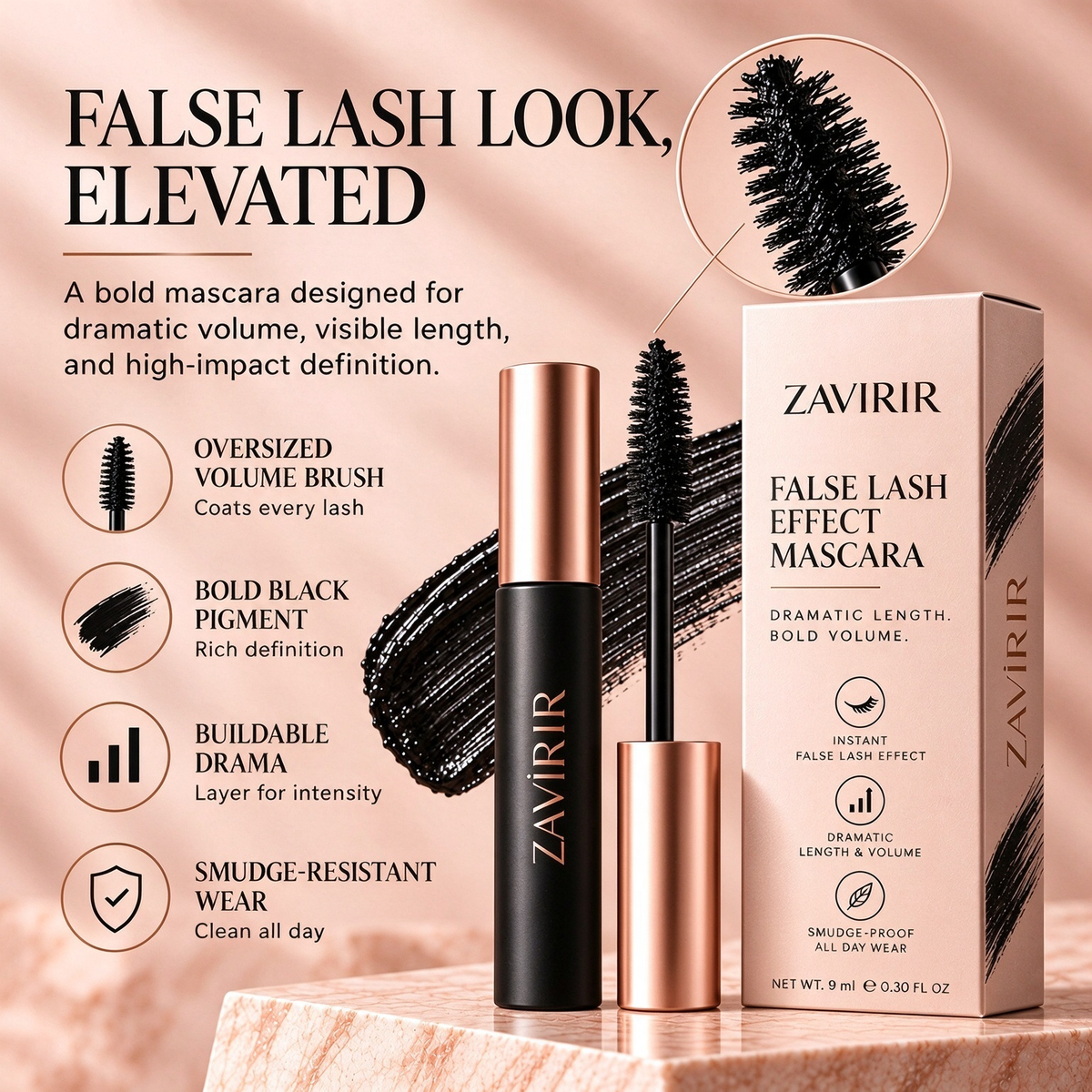 ZAVIRAR False Lash Effect Mascara