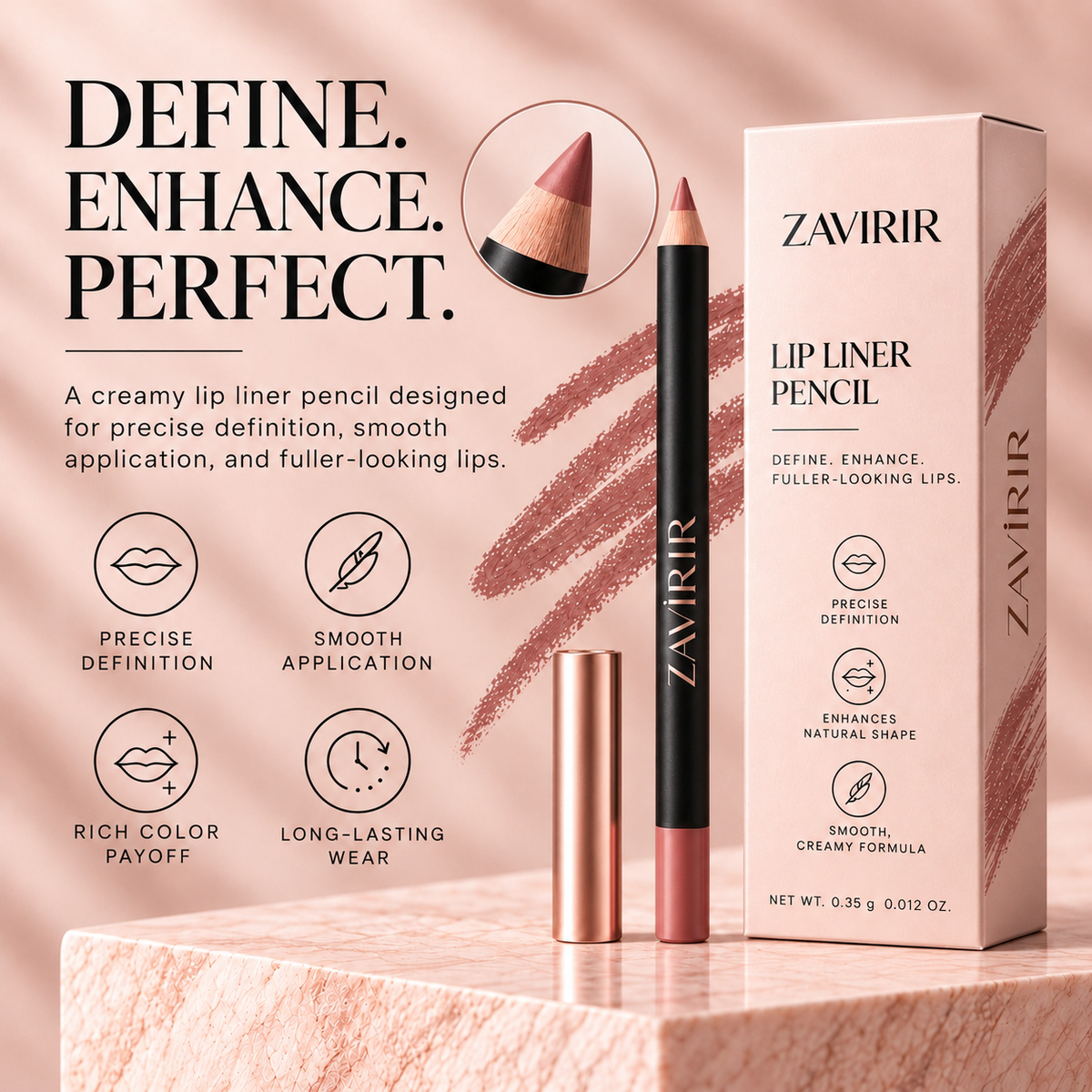 ZAVIRAR Lip Liner Pencil