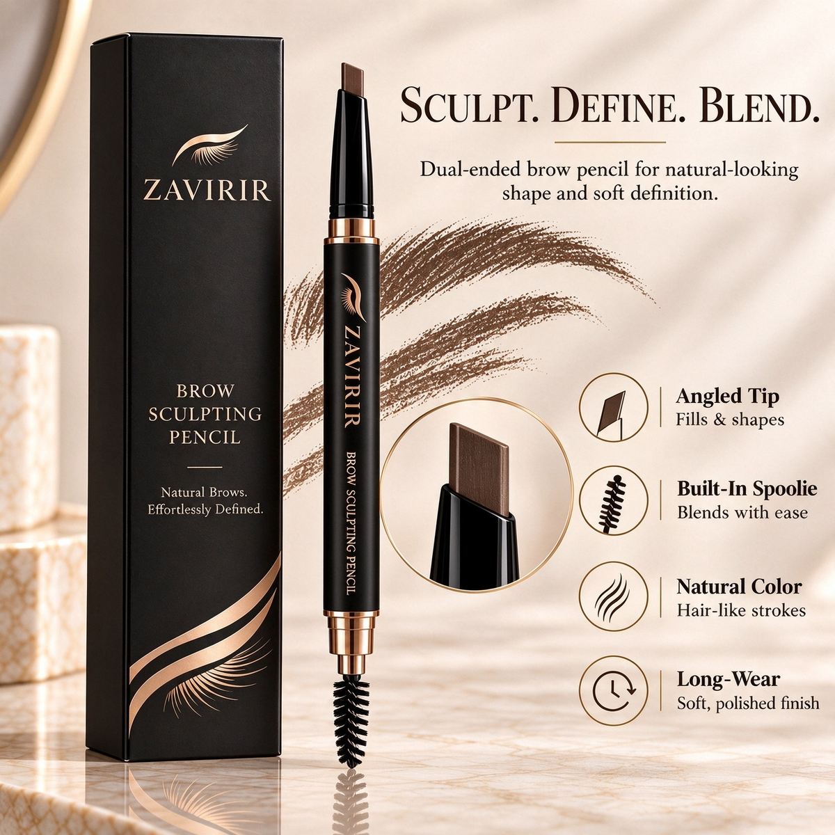 ZAVIRAR Brow Sculpting Pencil